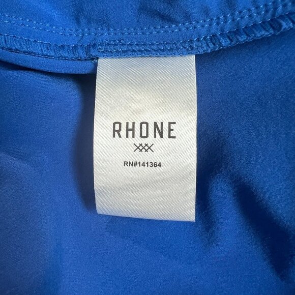 Rhone Board Shorts Men 36 Blue Tech Drawstring Classic Pockets 9” Stretch Beach‎ - Picture 14 of 15